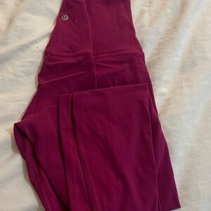 Lululemon Burgundy Leggings